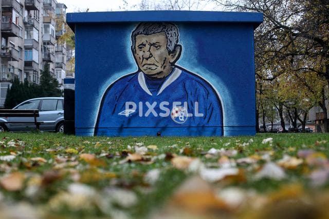 Zagreb: Navijači Dinama na Knežiji izradili mural u čast Ševi iz Noćne More